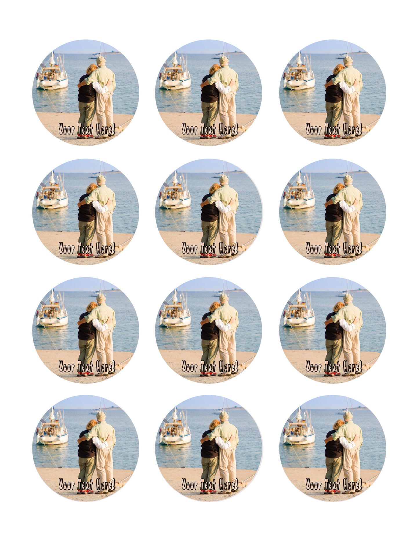 Happy Retirement (Nr2) - Edible Cake Topper OR Cupcake Topper