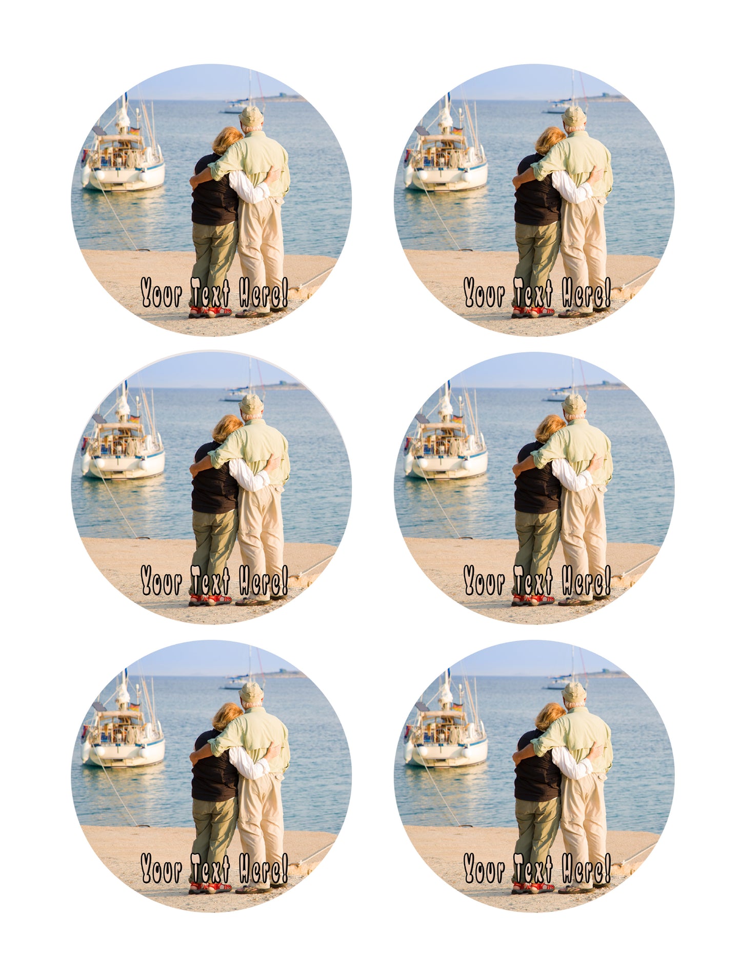 Happy Retirement (Nr2) - Edible Cake Topper OR Cupcake Topper