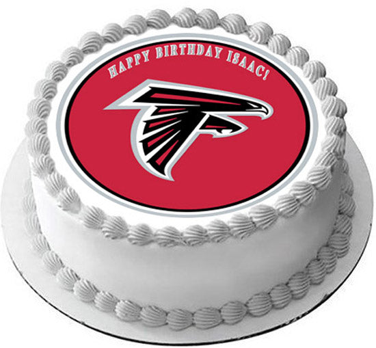 ATLANTA FALCONS - Edible Cake Topper, Cupcake Toppers, Strips