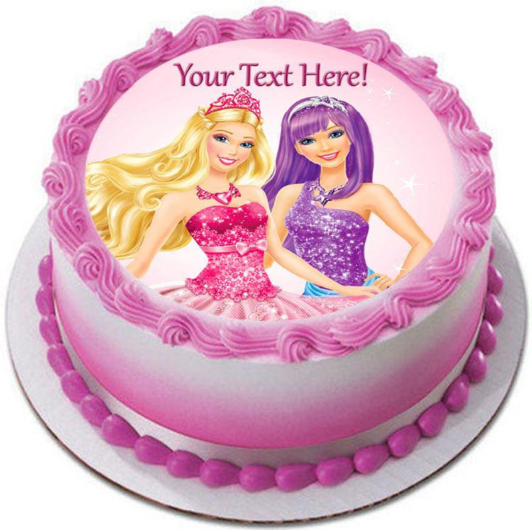 Barbie Princess and the Popstar (Nr1) - Edible Cake Topper, Cupcake Toppers, Strips