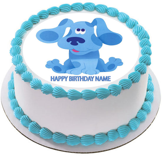BLUE'S CLUES - Edible Cake Topper, Cupcake Toppers, Strips