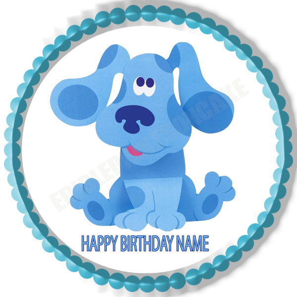 BLUE'S CLUES - Edible Cake Topper, Cupcake Toppers, Strips