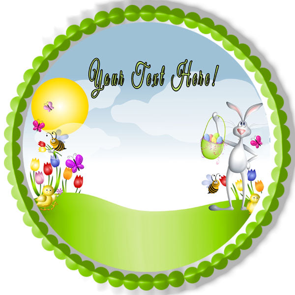 Cartoon Easter Animals Spring - Edible Cake Topper, Cupcake Toppers, Strips