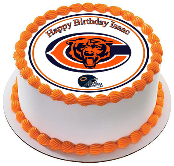 Chicago Bears - Edible Cake Topper, Cupcake Toppers, Strips