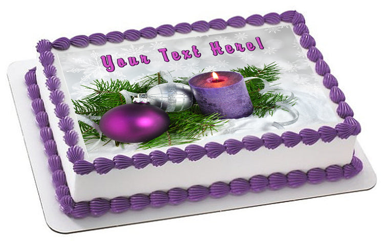 Christmas (Nr11) - Edible Cake Topper, Cupcake Toppers, Strips