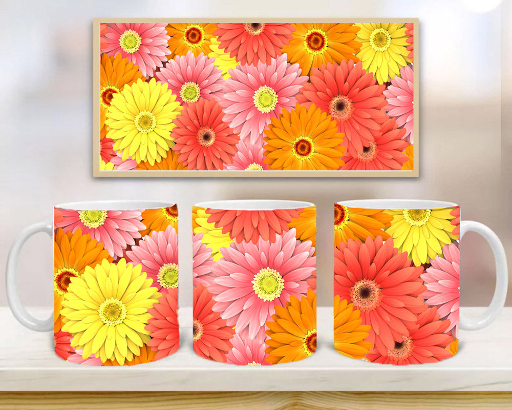 Endless Floral Mug, Birthday Gift, Custom Mug Gift for Mom, Anniversary Gift for Her/Him, Valentine's day gifts