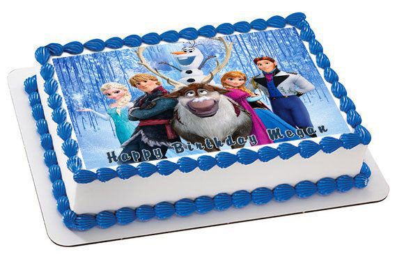 FROZEN (Nr5) - Edible Cake Topper OR Cupcake Topper, Decor