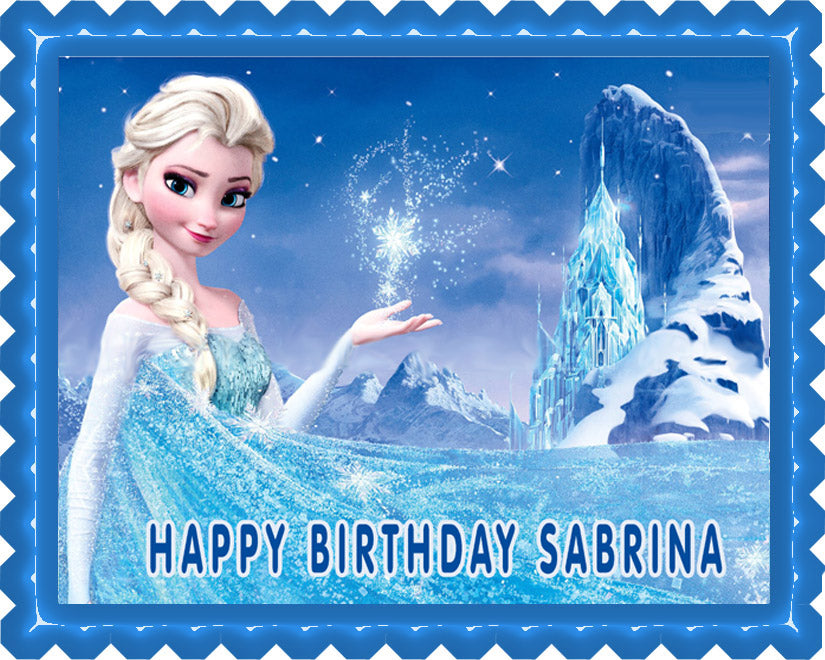 FROZEN (Nr1) - Edible Cake Topper OR Cupcake Topper, Decor