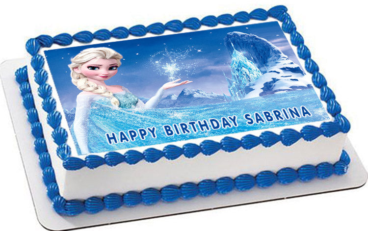 FROZEN (Nr1) - Edible Cake Topper OR Cupcake Topper, Decor