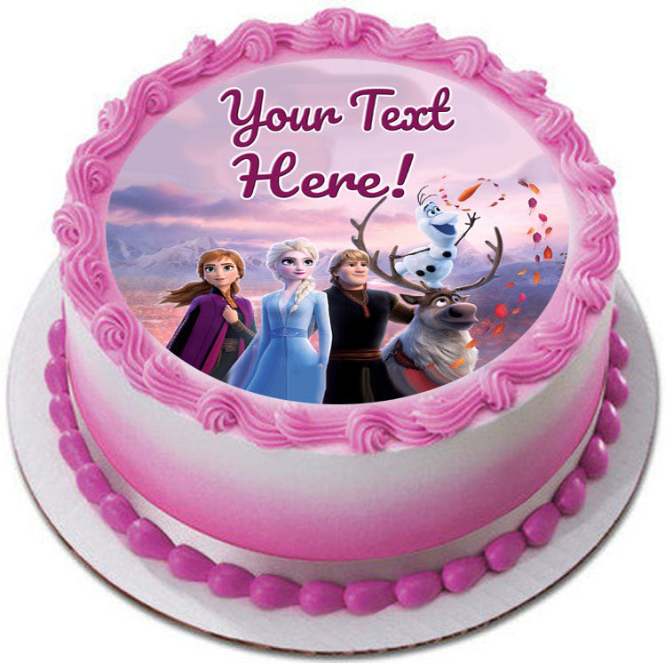 Frozen II (Nr2) - Edible Cake Topper, Cupcake Toppers, Strips