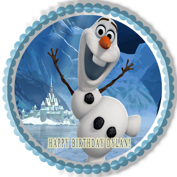 FROZEN Olaf - Edible Cake Topper OR Cupcake Topper, Decor