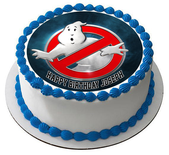 Ghostbusters (Nr4) - Edible Birthday Cake Topper OR Cupcake Topper, Decor
