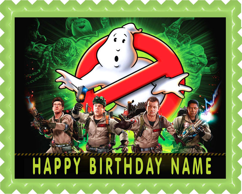 GHOSTBUSTERS - Edible Cake Topper OR Cupcake Topper, Decor