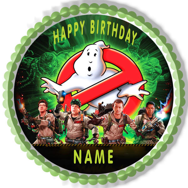 GHOSTBUSTERS - Edible Cake Topper OR Cupcake Topper, Decor