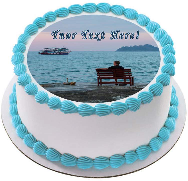 Happy Retirement - Edible Cake Topper OR Cupcake Topper