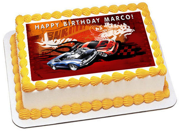 Hot Wheels - Edible Birthday Cake OR Cupcake Topper – EPOC-PRINT hot-wheels-edible-birthday-cake-or-cupcake-topper-epoc-print