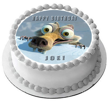 Ice Age 5 C Collision Course - Edible Birthday Cake Topper OR Cupcake Topper, Decor