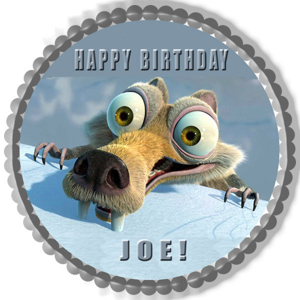 Ice Age 5 C Collision Course - Edible Birthday Cake Topper OR Cupcake Topper, Decor