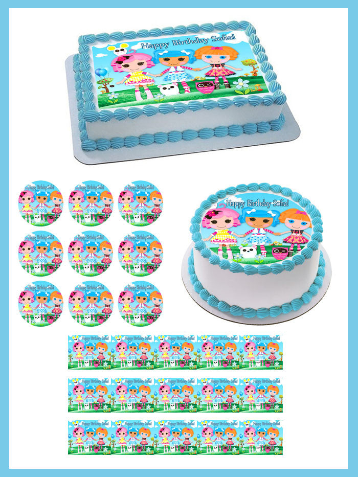Lalaloopsy - Edible Cake Topper OR Cupcake Topper, Decor