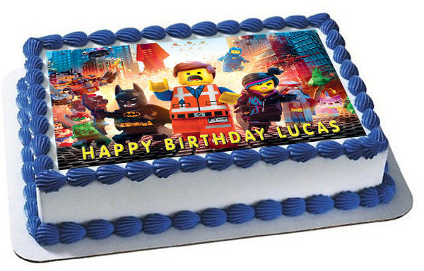 LEGO MOVIE - Edible Cake Topper OR Cupcake Topper