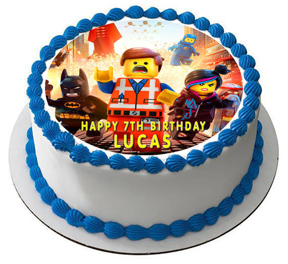 LEGO MOVIE - Edible Cake Topper OR Cupcake Topper