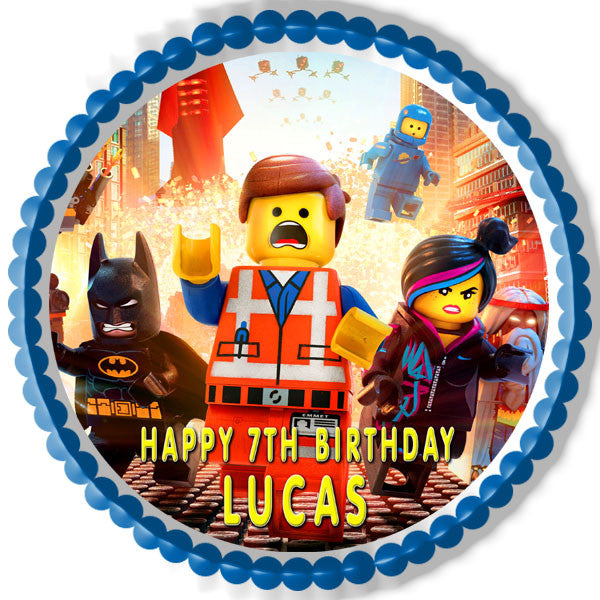 LEGO MOVIE - Edible Cake Topper OR Cupcake Topper