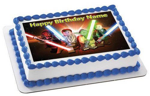 Lego Star Wars (Nr3) - Edible Cake Topper OR Cupcake Topper