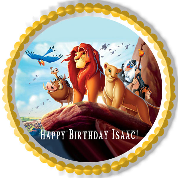 Lion King - Edible Cake Topper OR Cupcake Topper, Decor
