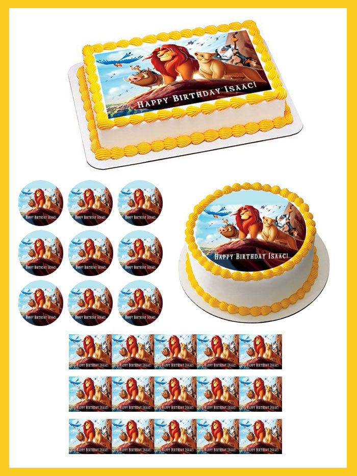 Lion King - Edible Cake Topper OR Cupcake Topper, Decor