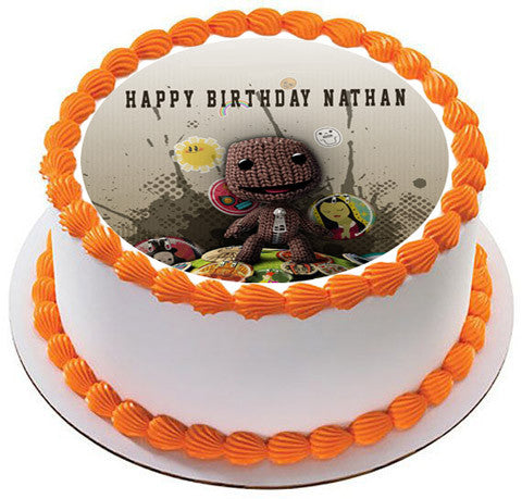 Little Big Planet Edible Birthday Cake Topper OR Cupcake Topper, Decor - Edible Prints On Cake (Edible Cake &Cupcake Topper)