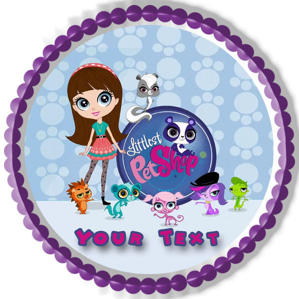 Littlest Pet Shop - Edible Cake Topper OR Cupcake Topper, Decor