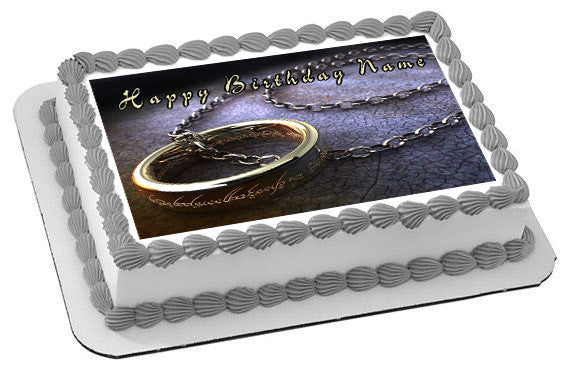 Lord of the Ring - Edible Cake Topper OR Cupcake Topper, Decor