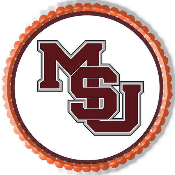 Mississippi State University Edible Birthday Cake Topper OR Cupcake Topper, Decor - Edible Prints On Cake (Edible Cake &Cupcake Topper)