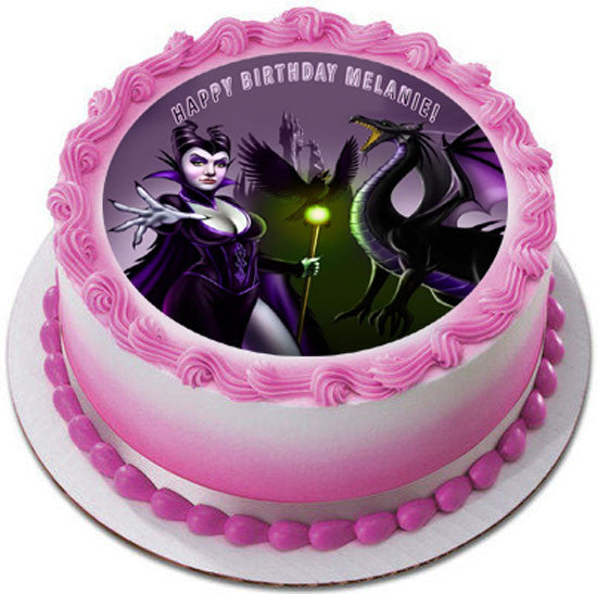 Maleficent - Edible Cake Topper OR Cupcake Topper, Decor