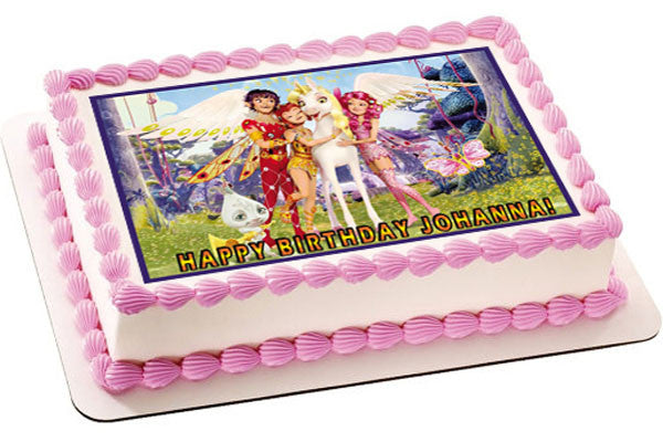 Mia and Me - Edible Cake Topper OR Cupcake Topper, Decor