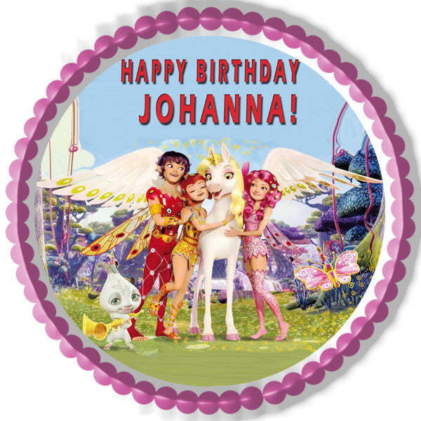 Mia and Me - Edible Cake Topper OR Cupcake Topper, Decor