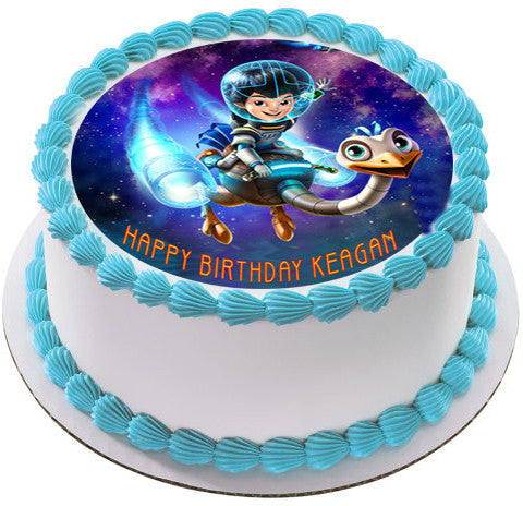 Miles From Tomorrowland Edible Birthday Cake Topper OR Cupcake Topper, Decor - Edible Prints On Cake (Edible Cake &Cupcake Topper)