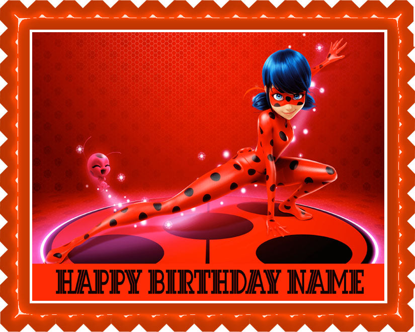 Miraculous Ladybug Wiki - Edible Cake Topper OR Cupcake Topper, Decor