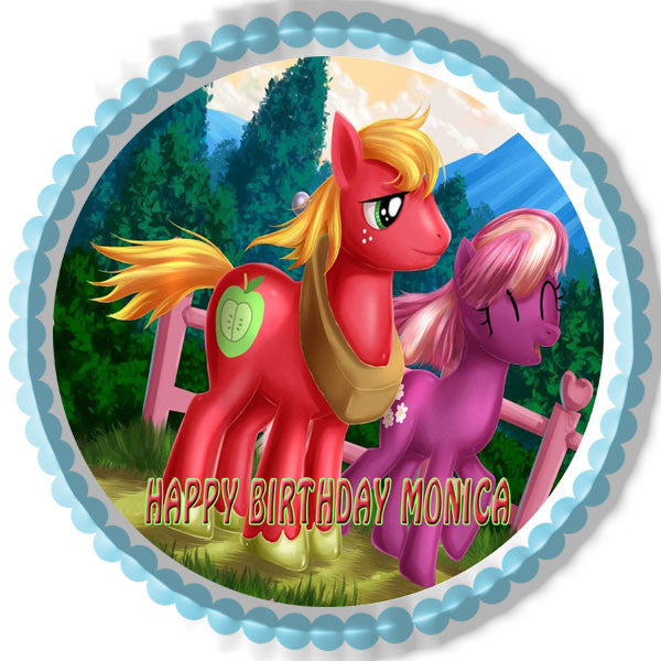 MY LITTLE PONY (Nr4) - Edible Cake Topper OR Cupcake Topper
