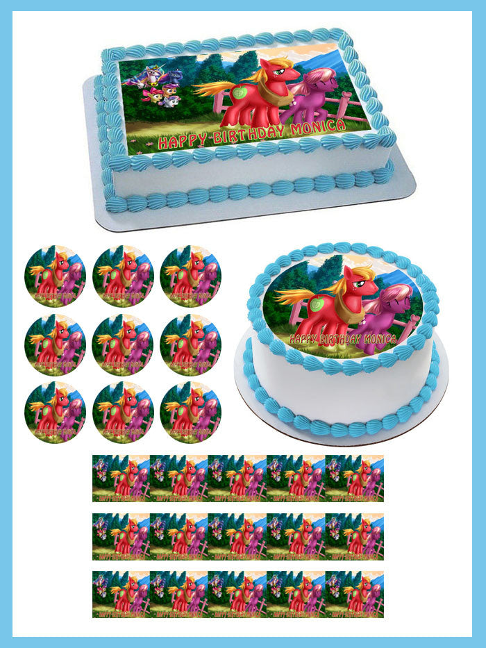 MY LITTLE PONY (Nr4) - Edible Cake Topper OR Cupcake Topper