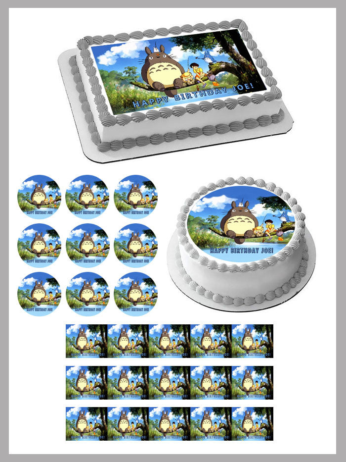 My Neighbor Totoro - Edible Cake Topper OR Cupcake Topper, Decor