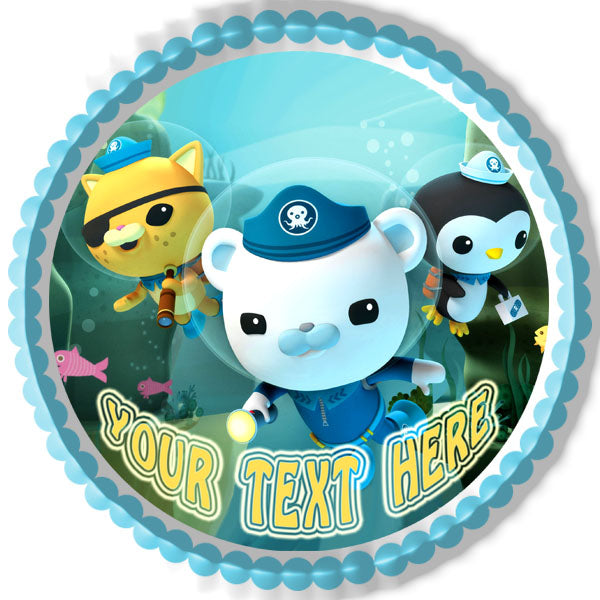 OCTONAUTS - Edible Cake Topper OR Cupcake Topper, Decor