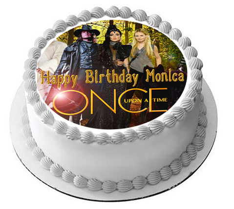 Once Upon a Time Season 5 Edible Birthday Cake Topper OR Cupcake Topper, Decor - Edible Prints On Cake (Edible Cake &Cupcake Topper)