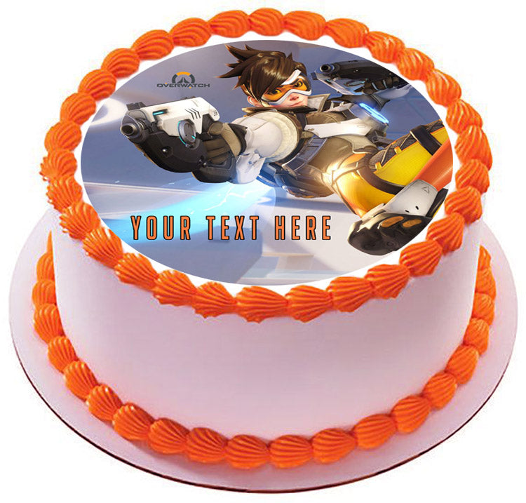 Overwatch - Edible Cake Topper, Cupcake Toppers, Strips