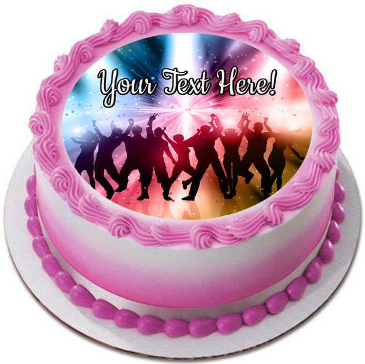 Party People - Edible Cake Topper, Cupcake Toppers, Strips