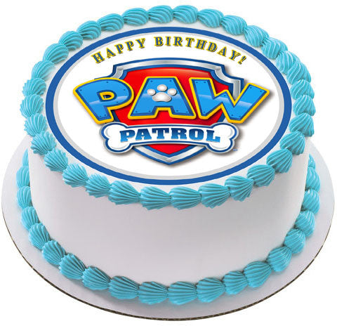 Paw Patrol (Nr4) - Edible Cake Topper OR Cupcake Topper, Decor