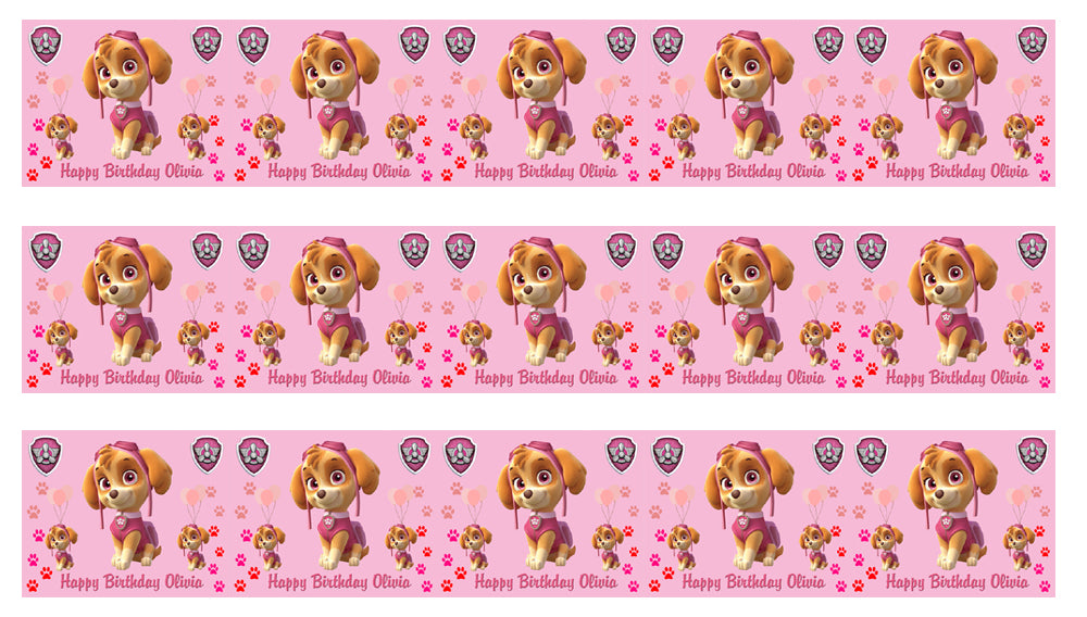 PAW PATROL SKYE (Nr3) - Edible Cake Topper OR Cupcake Topper, Decor