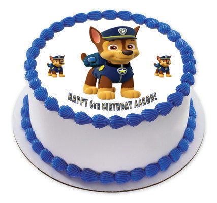 Paw Patrol - Edible Cake Topper OR Cupcake Topper, Decor