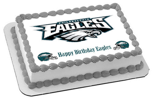 Philadelphia Eagles - Edible Cake Topper OR Cupcake Topper, Decor