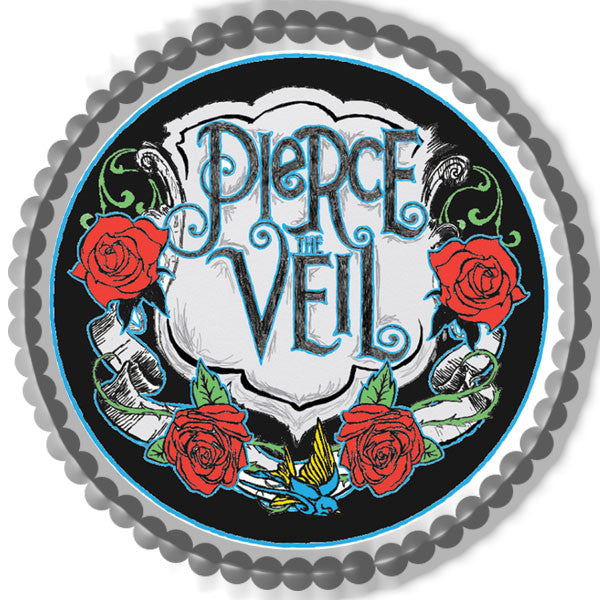 Pierce The Veil - Edible Birthday Cake Topper OR Cupcake Topper, Decor